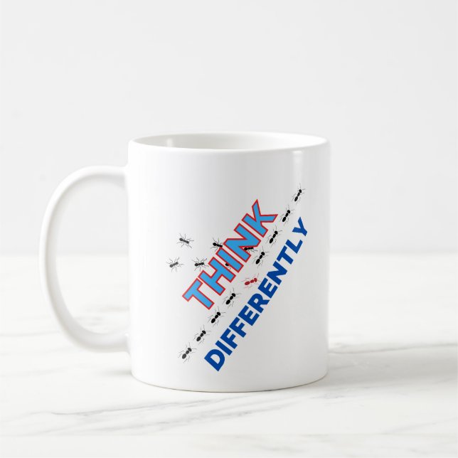 Think differently 6.w coffee mug (Left)