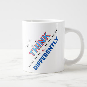 Think differently 6.w large coffee mug