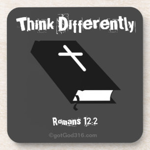 Think Differently gotGod316.com Bible Coaster