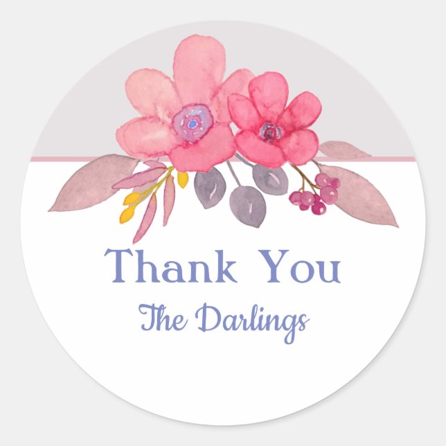 Think Dusty Pinks Sticker (Front)