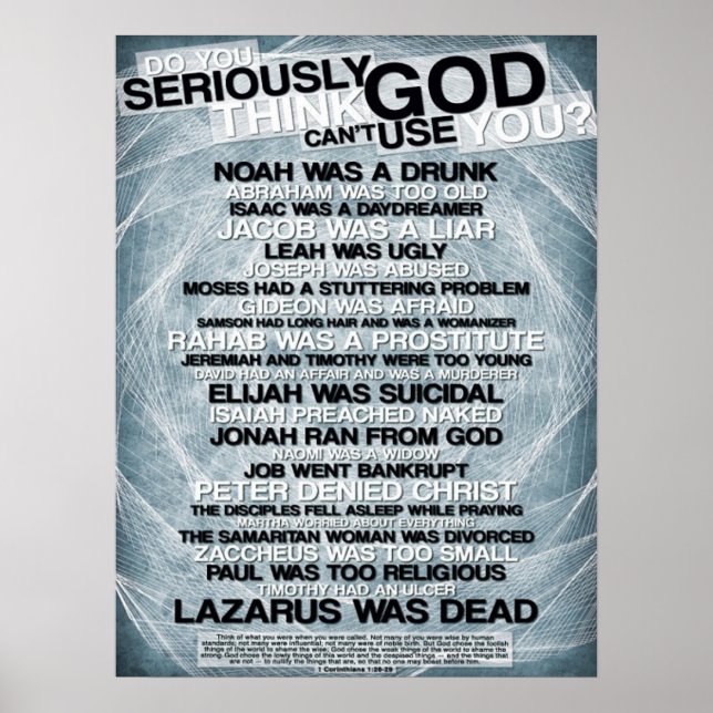 Think God Can't Use You? Poster (Front)