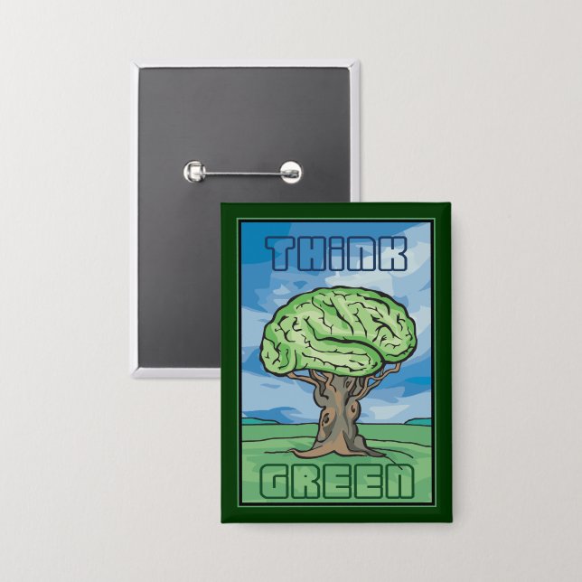 Think Green Brain (Front/Back)
