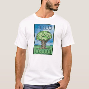Think Green Brain T-Shirt