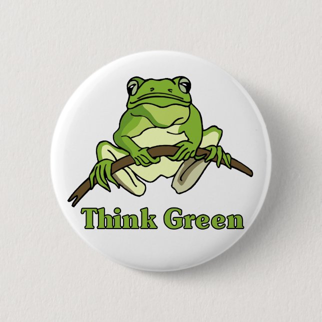 Think Green button (Front)
