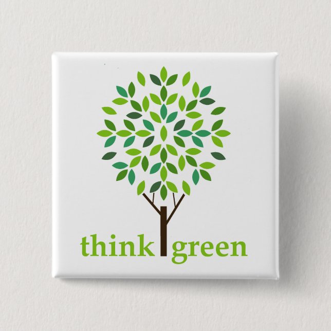 Think Green Button (Front)