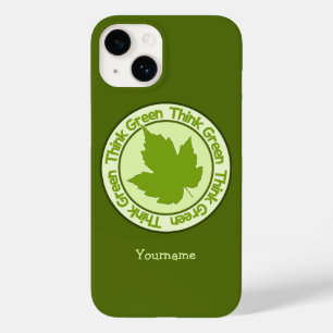 THINK GREEN custom phone cases