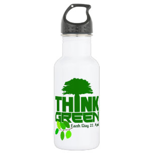 THINK GREEN (Earth Day) 532 Ml Water Bottle