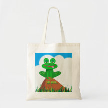 Think Green Froggy Tote Bag