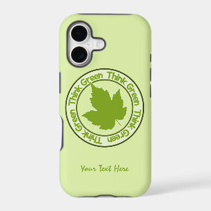 THINK GREEN iPhone cases