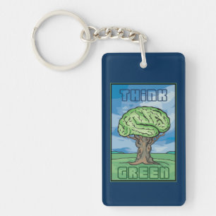 Think Green Key Ring