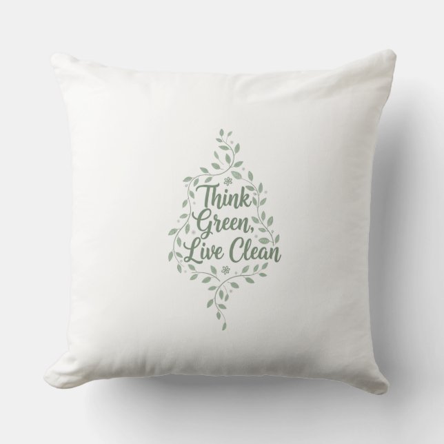 Think Green Live Clean Cushion (Front)