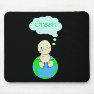 Think ... Green Mouse Pad
