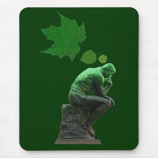 Think Green Mouse Pad (Front)