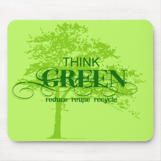 Think Green Mousepad (Front)