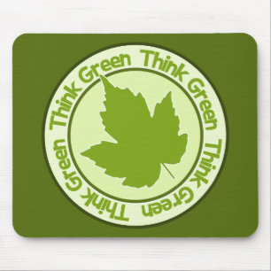Think Green mousepad