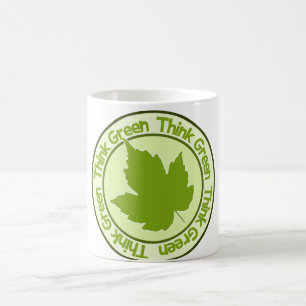 Think Green mug - choose style & colour