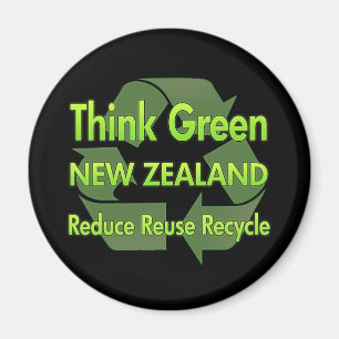 Think Green New Zealand Magnet