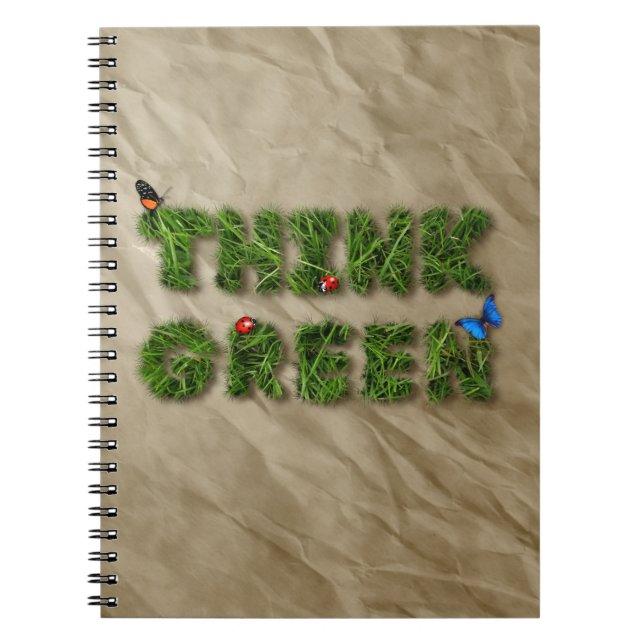 think green notebook (Front)