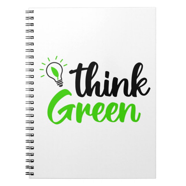 think green notebook (Front)