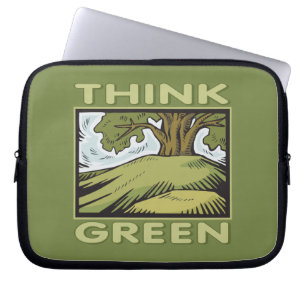 Think Green Oak Tree Laptop Sleeve