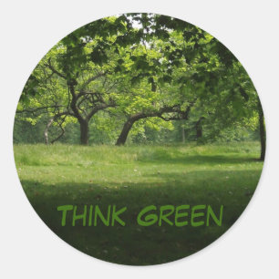 Think Green Park Stickers