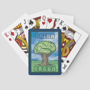 Think Green Playing Cards