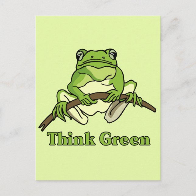 Think Green Postcard (Front)
