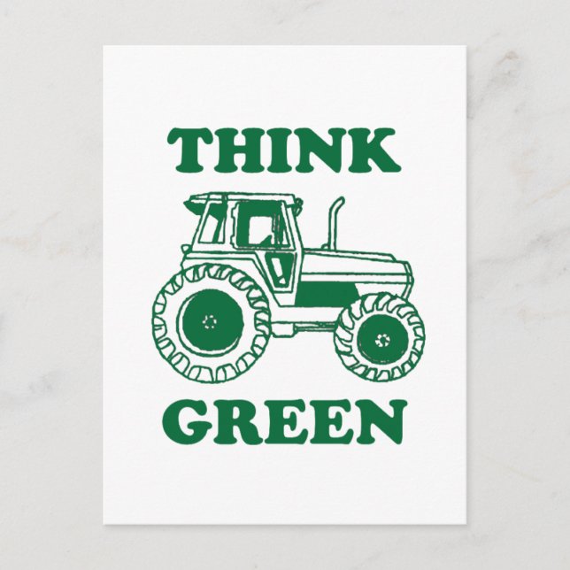 Think Green Postcard (Front)
