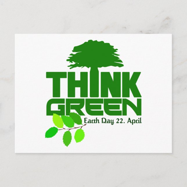 Think Green postcard (Front)