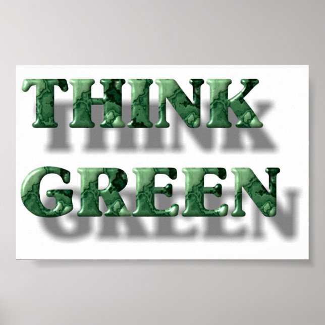 Think Green Poster (Front)
