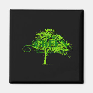 Think Green T Shirt Magnet