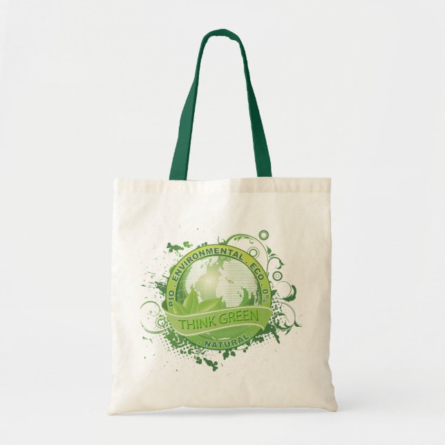 Think Green Tote Bag (Front)