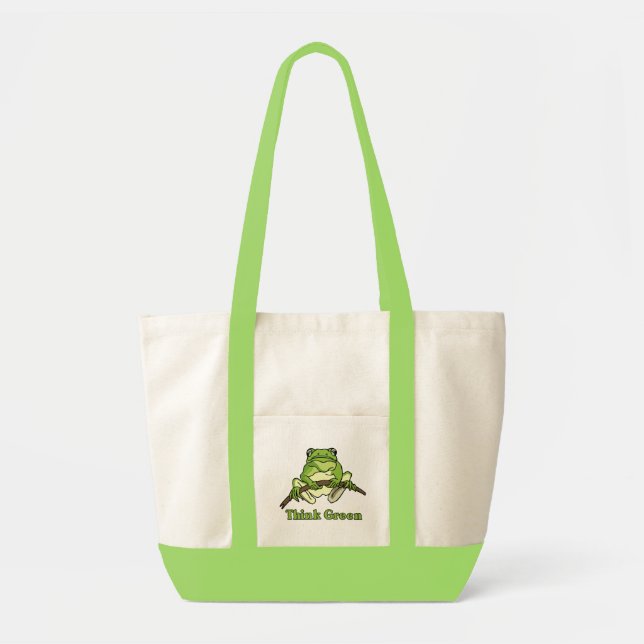 Think Green totebag Tote Bag (Front)