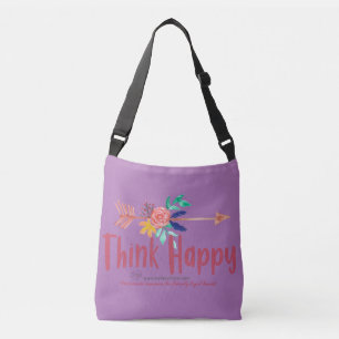 Think happy lilac crossover bag