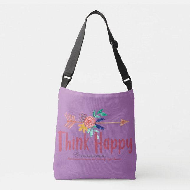 Think happy lilac crossover bag (Front)