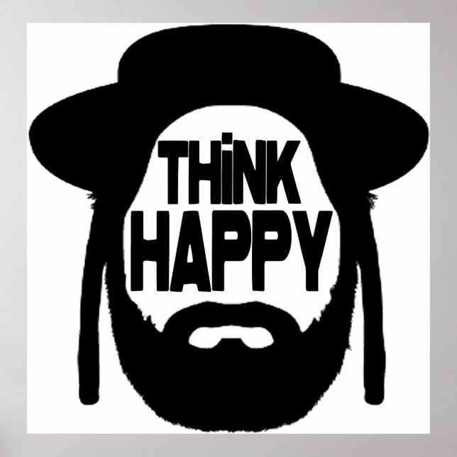 Think Happy Poster (Front)