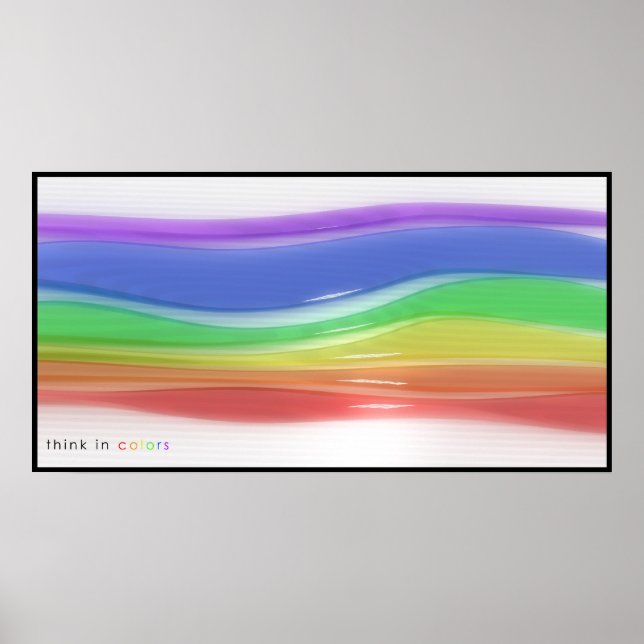 Think in Colours Poster (Front)