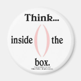 Think...inside the box. magnet