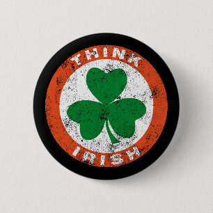 Think Irish 6 Cm Round Badge