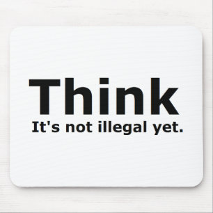 Think it's not illegal yet political gear mouse pad