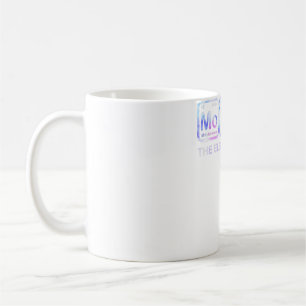 think like a proton stay positive funny science Pr Coffee Mug