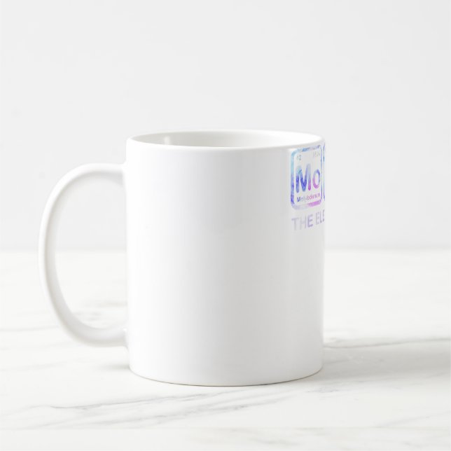 think like a proton stay positive funny science Pr Coffee Mug (Left)