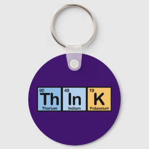 Think made of Elements Key Ring