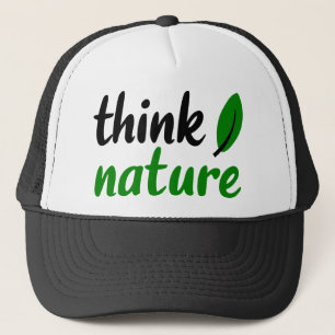 think nature trucker hat