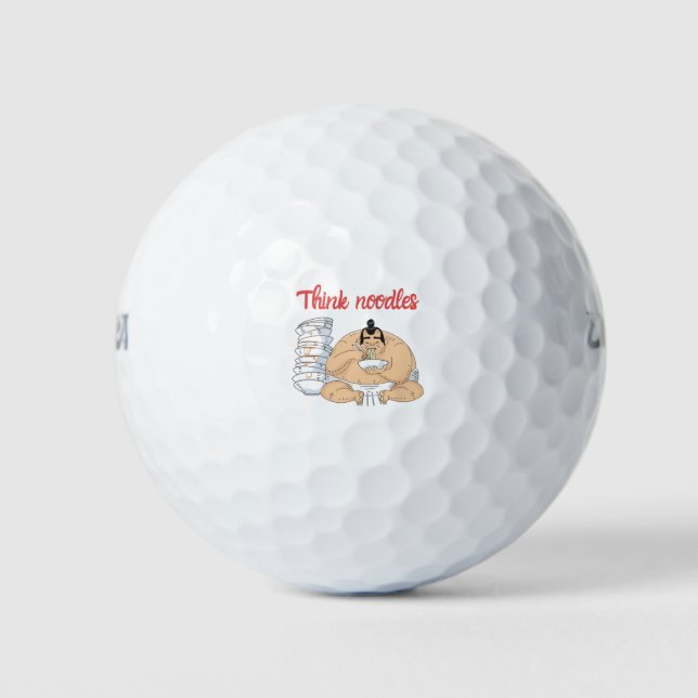 Think noodles golf balls (Front)