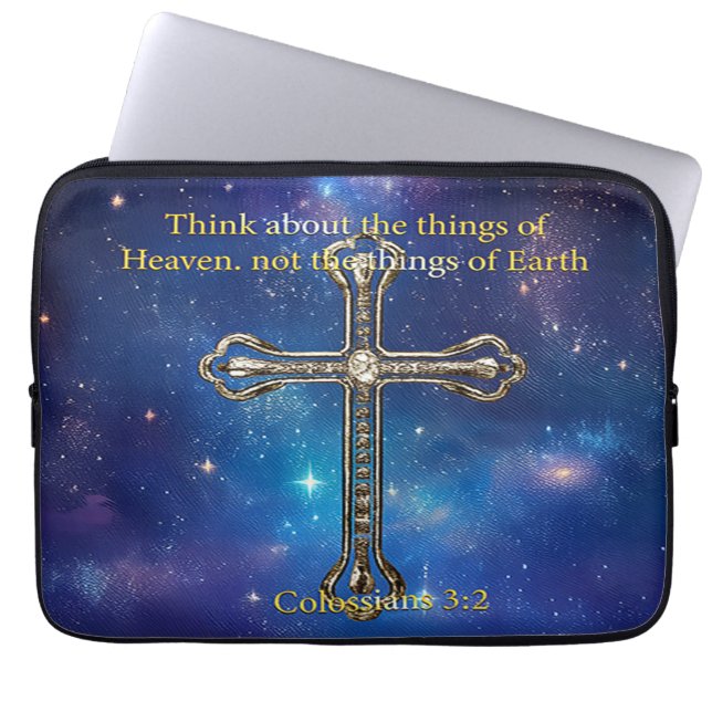 Think of Heaven Laptop Sleeve (Front)