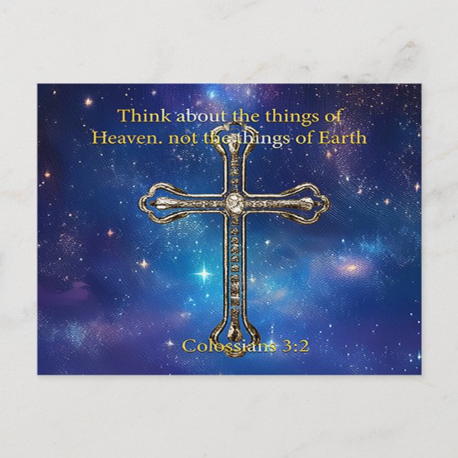 Think of Heaven Postcard (Front)