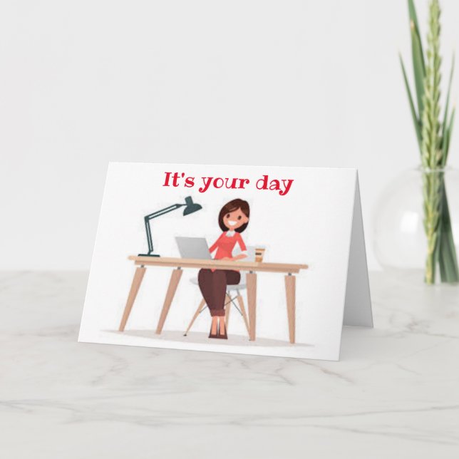 THINK OF "YOU" ON YOUR **BIRTHDAY** CARD (Front)