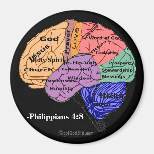 Think on these things gotGod316.com Scripture Magnet