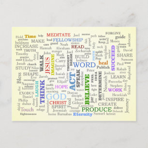 Think on These Things Postcard